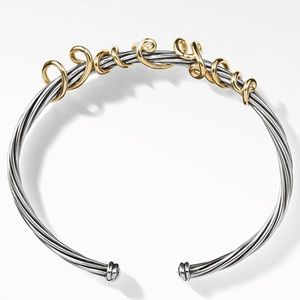 David Yurman Whispers I Love You Cuff Bracelet